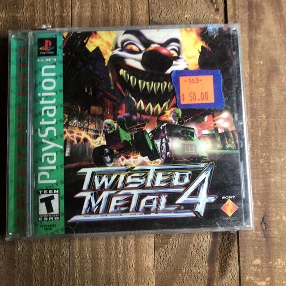 Twisted Metal 4 Greatest Hits Sony PlayStation 1 PS one NTSC USA GAME NEW SEALED
